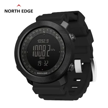 NORTH EDGE Мъжки Професионални Смарт часовник за гмуркане /Scuba плуване 50 м Алтиметър, Компас Цифров часовник Цифров часовник за гмуркане 0