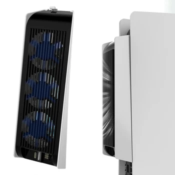 Охлаждащ Игри Артефакт Радиатор USB W/3 Вентилатора за Охлаждане Охладител за PS5 Игрова Конзола Домакин Радиатор за разсейване на топлината Игрови Аксесоари