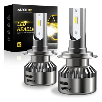 AUXITO 2x H11 H7 Led Canbus 9005 9006 HB3 HB4 LED Светлини Фарове За BMW E39 E46 E90 E60 E36 F30 F10 E30 E34 X5 E53 F20 X6