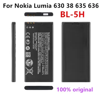 Оригинална батерия BL-5H 1830 mah Взаимозаменяеми Батерия За Nokia Lumia 630 38 635 636 Lumia630 RM-977 RM-978 BL5H BL 5H Литиево-Полимерни Батерии