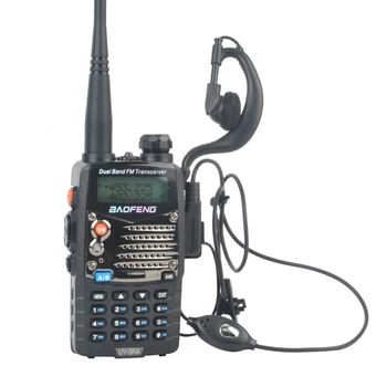 Преносима радиостанция BAOFENG UV-5RA VHF/UHF двухдиапазонная 5 W 128CH Преносима FM двустранно радиостанция с ухо