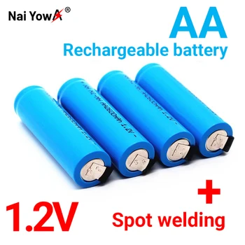 Оригинална Акумулаторна Батерия тип АА 1.2 2600 mah AA NiMH Батерия с Припой за 