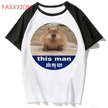 Тениска Capybara мъжки дизайнерски мъжка тениска дизайнерски дрехи