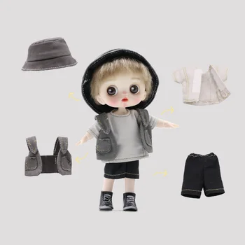 Ob11 Облекло за кукли YMY GSC Body Кукла Облекло за 11 см BJD 1/12 JK Пола Комплект Училищна униформа
