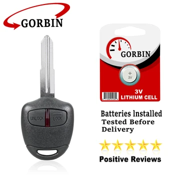 GORBIN 2 Бутона Авто Дистанционно Ключ за Mitsubishi Outlander 2005 2006 2007 2008 2009 2010 Автомобилен Ключ 433 Mhz ID46 Чип Дясно Острие