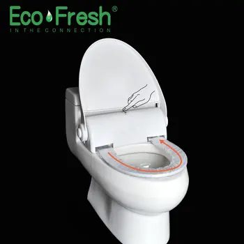 Електрически Интелигентна Санитарни Еднократни Покривала за Тоалетна хартия | Умни за Еднократна употреба Бавни Меко Затваряне на Седалки за Тоалетна NS200B