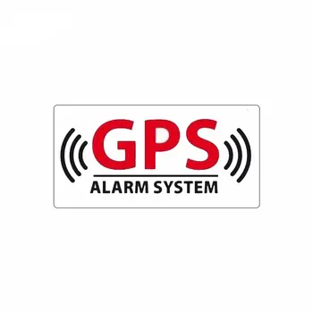 4 Бр. Аларма GPS Техника за проследяване Предупреждение за сигурност Водоустойчив стикер от PVC Автомобили стикер на прозореца 5x2,5 см