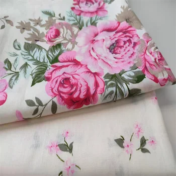 100% памучен плат голямо цвете печатни памук мозайка кърпа за 