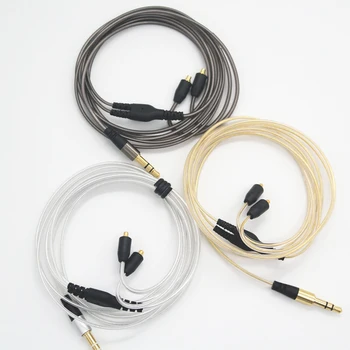Кабел за слушалки MMCX за Shure SE215 SE315 SE535 SE846 Взаимозаменяеми Кабел за слушалки аудио кабел Кабели за Кабели Westone 1,2 м