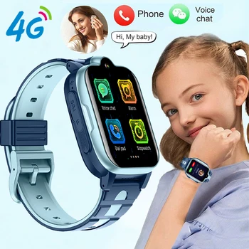 XIAOMI 4G Детски Смарт Часовници за Деца GPS SOS HD видео разговори Умни Часовници с Проследяване на Местоположението на SIM-Карти Детски Водоустойчиви Часовници