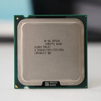 Използва Четириядрен високоскоростен процесор Core 2 CPU Q9550 12M Cache, настолен процесор 2,83 Ghz LGA775 100% тествана Бърза доставка