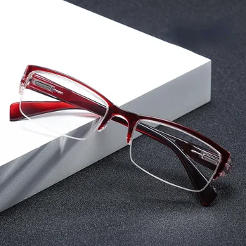 Модни Кант Очила За четене на Пролетното Стъбло с Висока Разделителна способност Мъжки и Дамски Очила за четене в Полурамке
