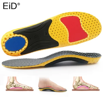 EiD EVA Ортопедични Стелки Ортопедични Средства за Здраве плоскостопия Подметка Уплътнение за Обувки поставяне на Супинатор Уплътнение за подошвенного фасциита Грижа за Краката