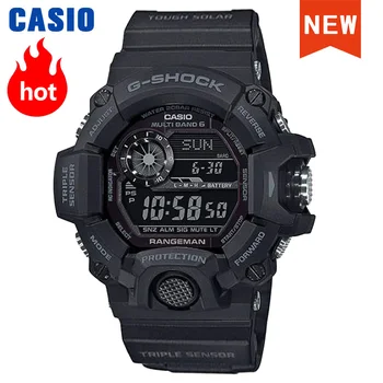 Casio часовник за мъже на Шесто бюро електрическа вълна LED спортни кварцов Твърди слънчеви мъжки часовник relogio masculino часовници мъжки GW-9400-1B