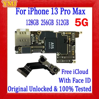 Чист icloud За iPhone 13 Pro Max дънна Платка Поддържа актуализация на IOS и 4G/5G 100% Оригинална Разблокированная логическа такса С/Без идентификатор на лицето 0