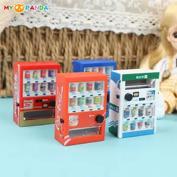 Нов Горещ！Моделиране куклена Къща, Вендинг Автомат за напитки, Образователна Игра За момчета И Момичета, Основана на Куклена Къща, Играчка
