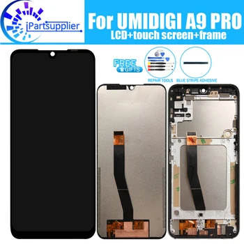 UMIDIGI A9 PRO LCD дисплей + Дигитайзер, сензорен екран + Рамка при Събирането на 100% Оригинален Нов LCD дисплей + Тъч Дигитайзер за UMIDIGI A9 PRO + Инструменти