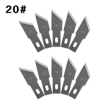 10ШТ Занаят Скалпел Мултифункционален Нож Резба Нож САМ Ръчни Инструменти Допълнителни Хирургически Скалпел Ремонт на Телефон Рязане на Хартия