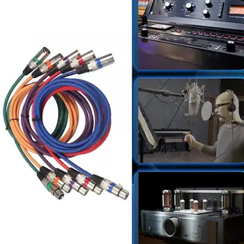 2021 най-Новият Универсален аудио кабел С защита от смущения 100/180 см 3Pin XLR Штекерно-Женски Микрофон, AUX Кабел за Смесител