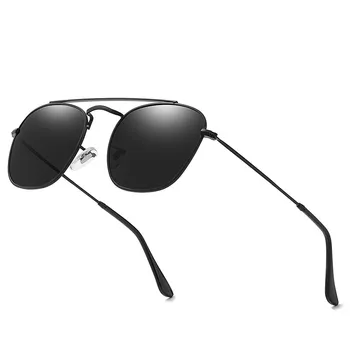 Слънчеви Очила на Polaroid Унисекс Квадратни Vintage Слънчеви Очила на Известни марки Слънчеви Очила Поляризирани Слънчеви Очила Ретро Feminino за Жени, Мъже