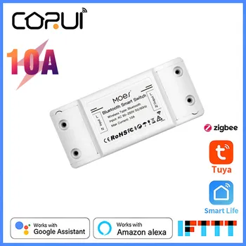 CoRui Bluetooth Smart Switch Релеен Модул с Одноточечным на Горивото Sigmesh Безжична Дистанционна Работа с Алекса Sasha Smart Life