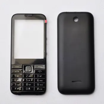 BINYEAE Нов Пълен Корпус За Nokia 225 Лицева рамка + Средно + Задна капачка + Клавиатура + Лого Пълно част от мобилен телефон