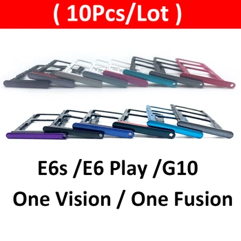 10 бр./лот, Държач за четене SIM-карти, Слот за четене на карти За Мото E6 Play E6S G10 One Action Fusion Macro