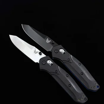 Нов Двуцветен G10 Дръжка Benchmade 945 Тактически Сгъваем Нож Открит Къмпинг Спасителни Безопасни Джобни Ножове EDC Инструмент