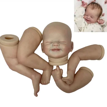 Saskia Painted Bebe Комплекти Кукли Реборн Ръчно Изработени Bebes Reborn De Silicone Real Lifelike Кукла Kit