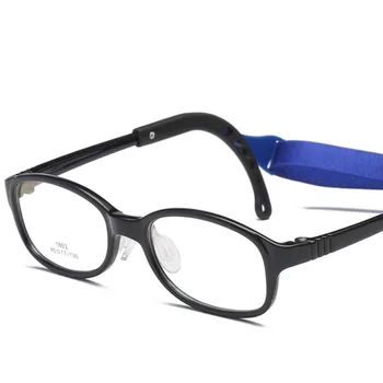 Детски очила очила За момчета и Момичета Оптични Очила, Рамки За очила Детска Рецептурная Рамки За Очила Гъвкава Детска 803
