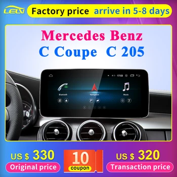 Qualcomm Snapdragon 8G 64G Кола Стерео GPS Навигация За Mercedes Benz C Coupe C205 Автомобил Интелигентен Android AUTO Carplay