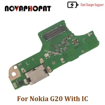 Novaphopat За Nokia G20 USB Зарядно устройство кабел за зареждане Порт Включете Зарядно Устройство Микрофон Гъвкав Кабел Такса Бързо Зарядно Устройство