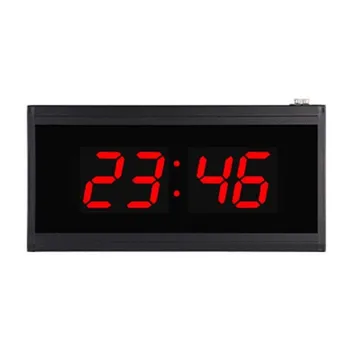 Електронни Стенни часовници Изключване на захранването Показване на времето, в памет Изключване на Звука на Нажежен Настолни Часовници Ограниченията за Цифрови led Часовник с вилица EU/US/UK