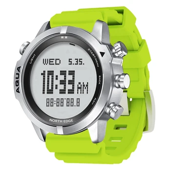 NORTH EDGE Мъжки Професионални Смарт часовник за гмуркане /Scuba плуване 50 м Алтиметър, Компас Цифров часовник Цифров часовник за гмуркане 1