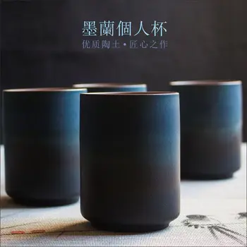 Груба керамика в японски стил е голяма чаша за вода майстор-чаша чаша вода чаена чаша ресторанная печка става просто преливане 1
