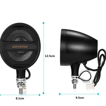 12 Мотоциклет MP3 Безжичен Водоустойчив Bluetooth Говорител Аудио, Метален Лост Говорител, U Диск, за Възпроизвеждане на Радио Говорител 2