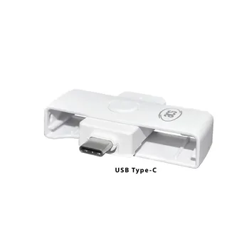 Четец на смарт-карти ACR39U-NF Pocketmate II (USB Type-C) За карти с памет CAC и PIV Thunderbolt 3, SLE4442 SLE4428 AT24C64 4