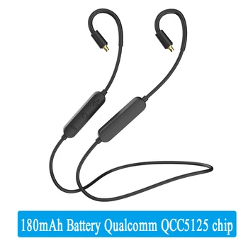 НОВИЯТ чип Qualcomm QCC5125 За MMCX 0,78 2PIN QDC ZSN IE80 A2DC Bluetooth 5,0 Кабел за обновяване на слушалки aptX-HD aptX Адаптивен AAC 4
