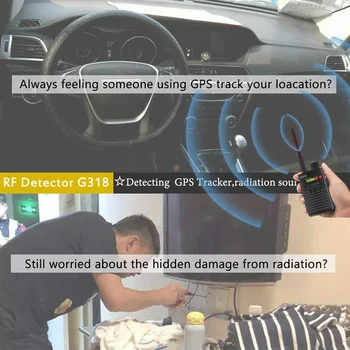 G318 Анти-Шпионски GPS Сигнал Обектив RF Тракер, Камера на GSM РАЗУЗНАВАТЕЛЕН Детектор за Грешки Анти-Скрита Камера GPS Тракер Безжичен Аудио Търсене на Грешки 5